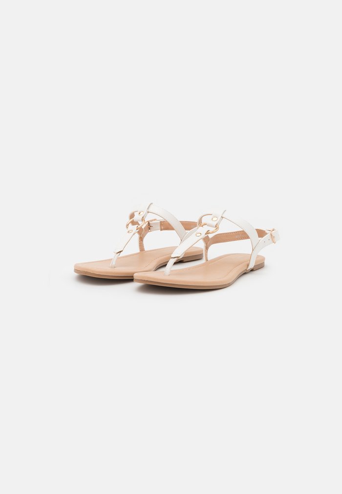 Sandales Anna Field T-bar Blanche Femme | BLT-8188109